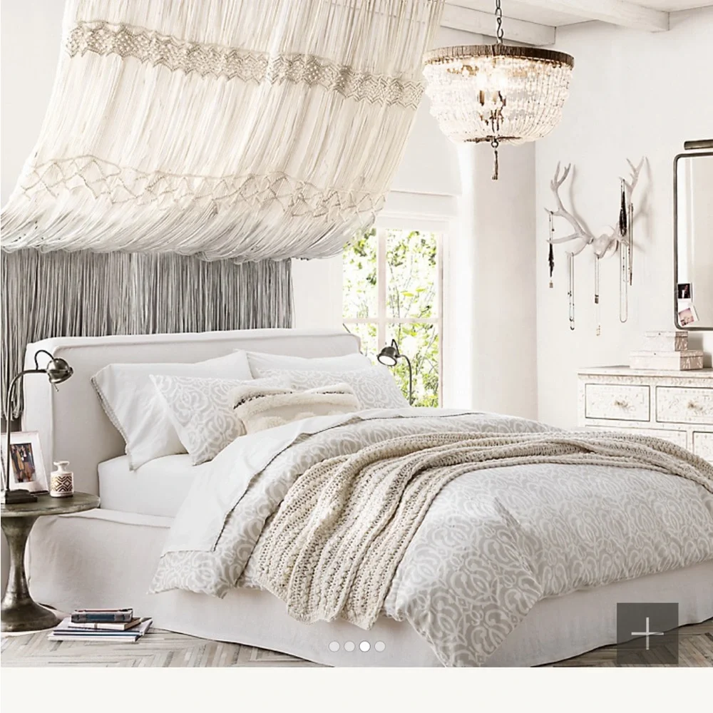 Restoration Hardware Teen - OMBRÉ MACRAMÉ DRAPERY PANEL
